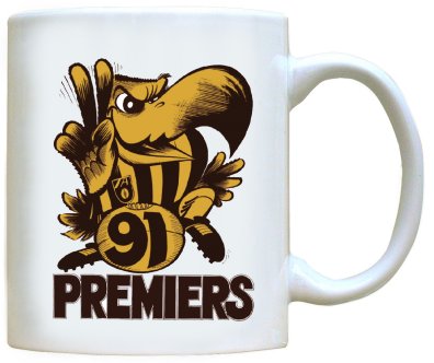 1991 Hawks Coffee Mug